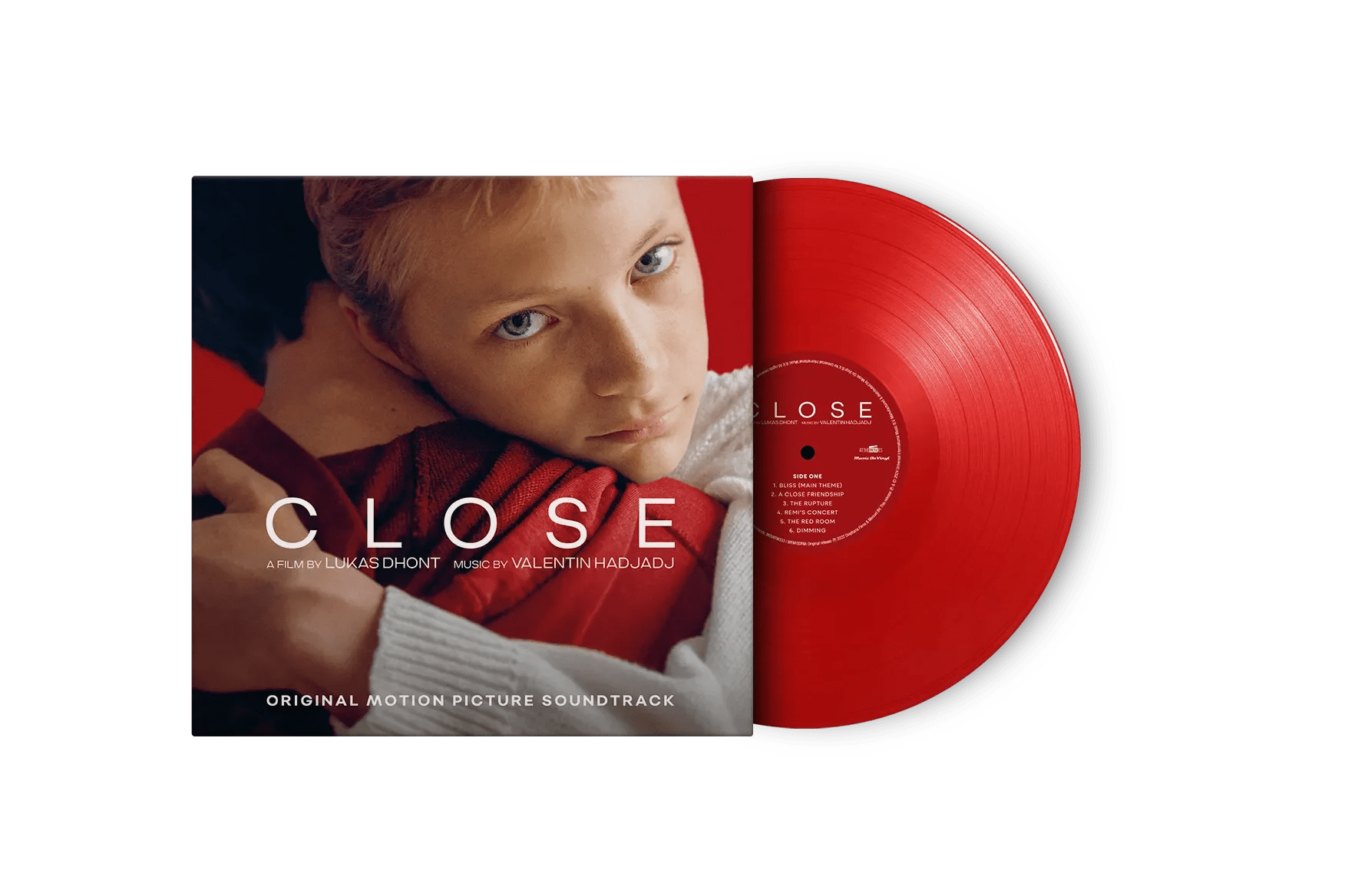 Close soundtrack album composed by Valentin Hadjadj on limited edition red colour vinyl

