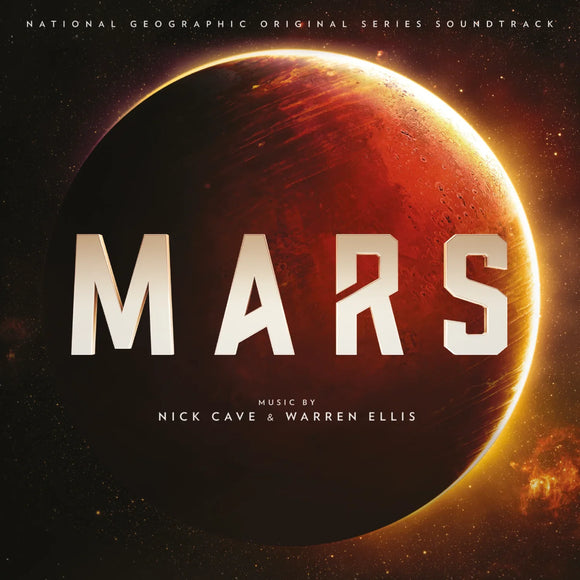 Mars soundtrack cover featuring Nick Cave & Warren Ellis with cosmic theme
