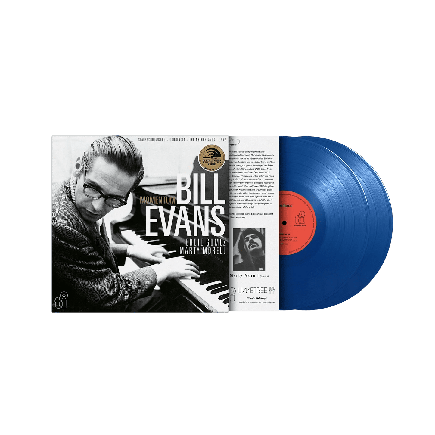 Momentum by Bill Evans featuring live trio jazz album artwork