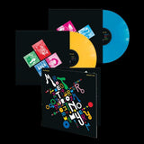 Metronomy - Greatest Hits (BEC5614605) 2 LP Set Yellow & Blue Vinyl cover