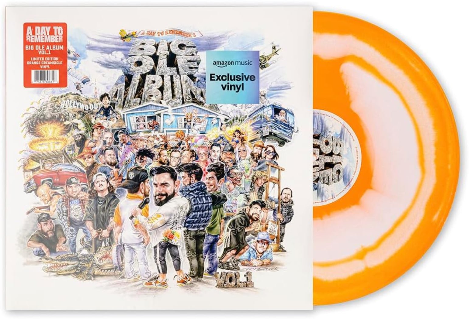 A Day To Remember - Big Ole Album Vol. 1 LP Orange Creamsicle Vinyl - 2 - LP - Orchard Records