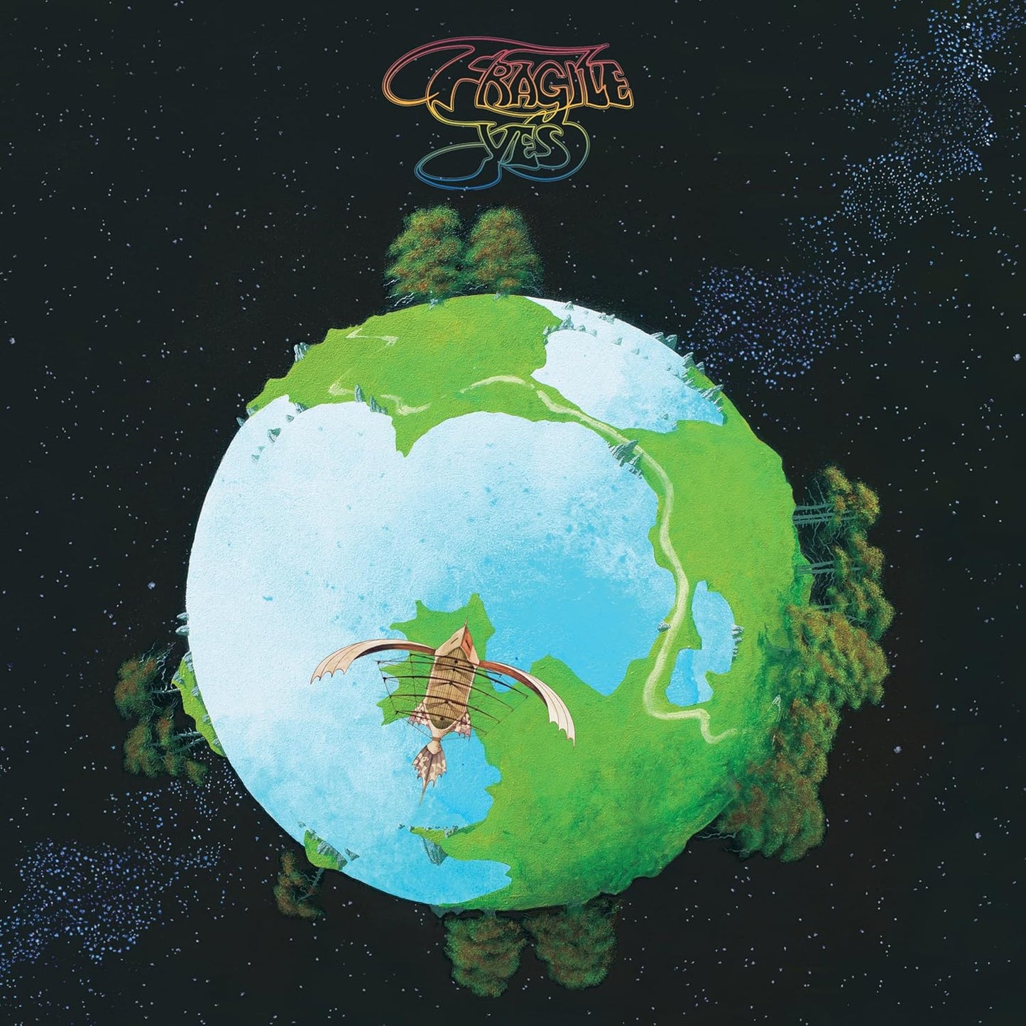 Yes – Fragile: Steven Wilson Remixes LP on green vinyl with updated cover art