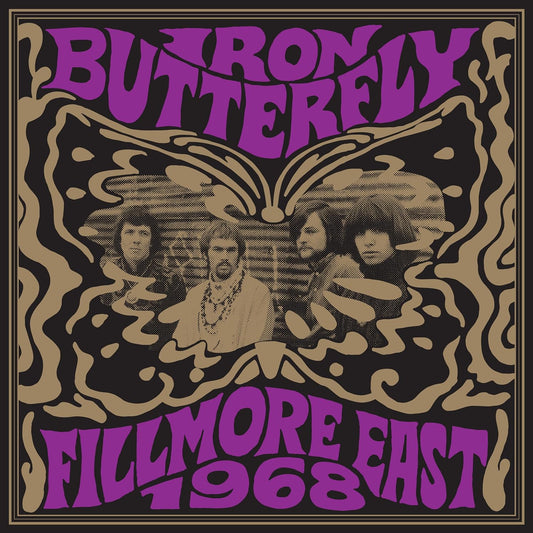 Live Iron Butterfly album Fillmore East 1968 LP pressed on quality black vinyl.