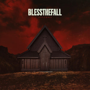 blessthefall Gallows grey & black marble LP