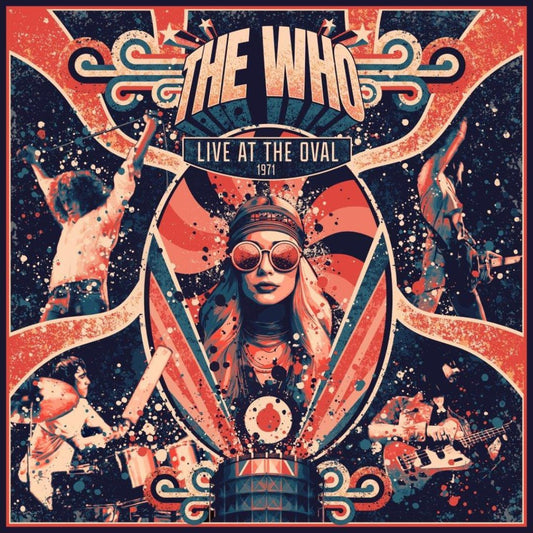 The Who live at The Oval 1971 concert album cover