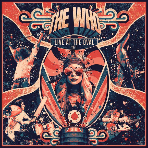 The Who live at The Oval 1971 concert album cover
