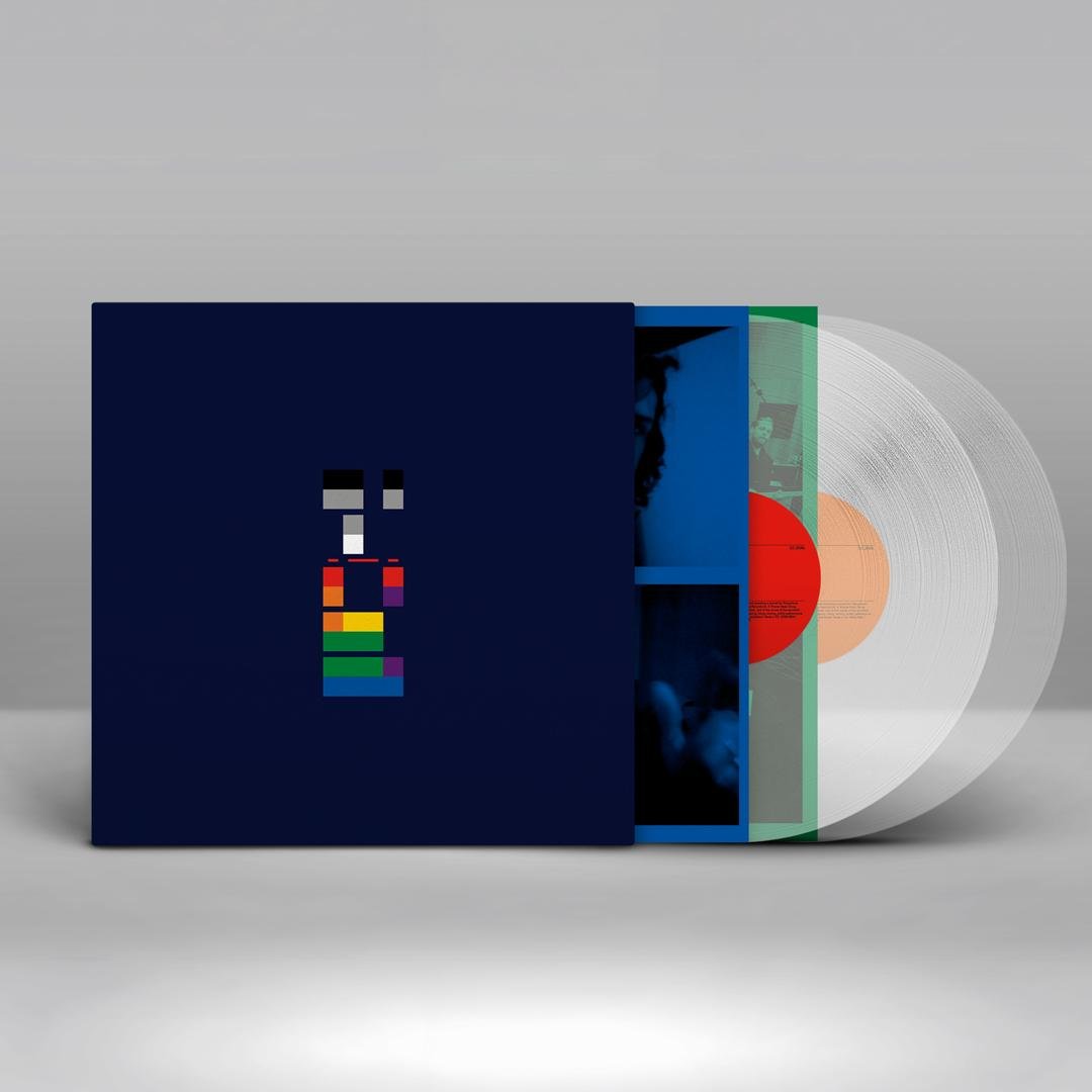 Eco-friendly Coldplay X&Y album pressed on clear vinyl made from recycled PET