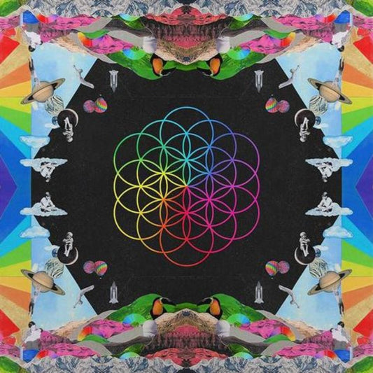 Coldplay’s 2015 album A Head Full of Dreams on clear EcoRecord vinyl from recycled PET