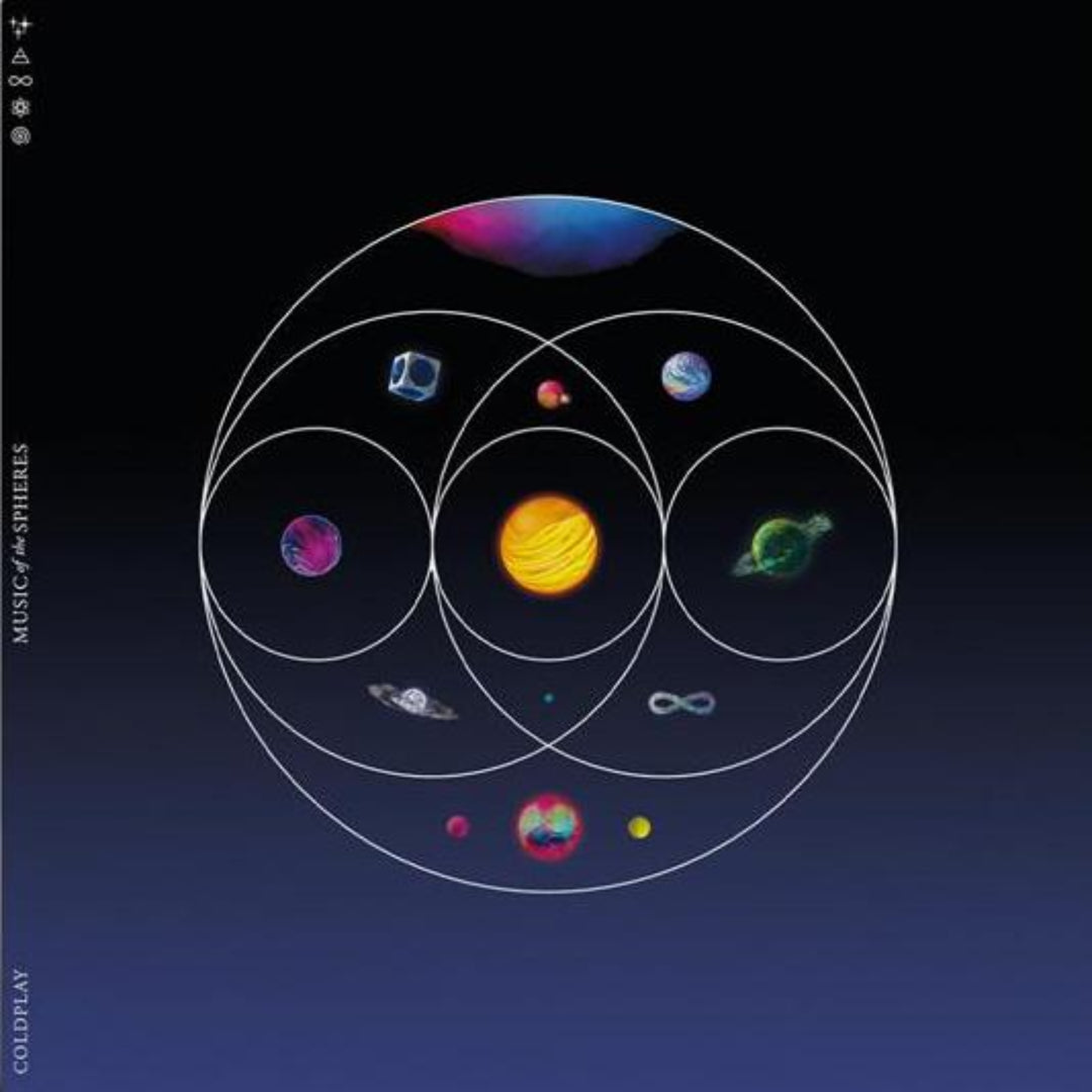 Coldplay’s 2021 album Music of the Spheres on clear EcoRecord vinyl from recycled PET