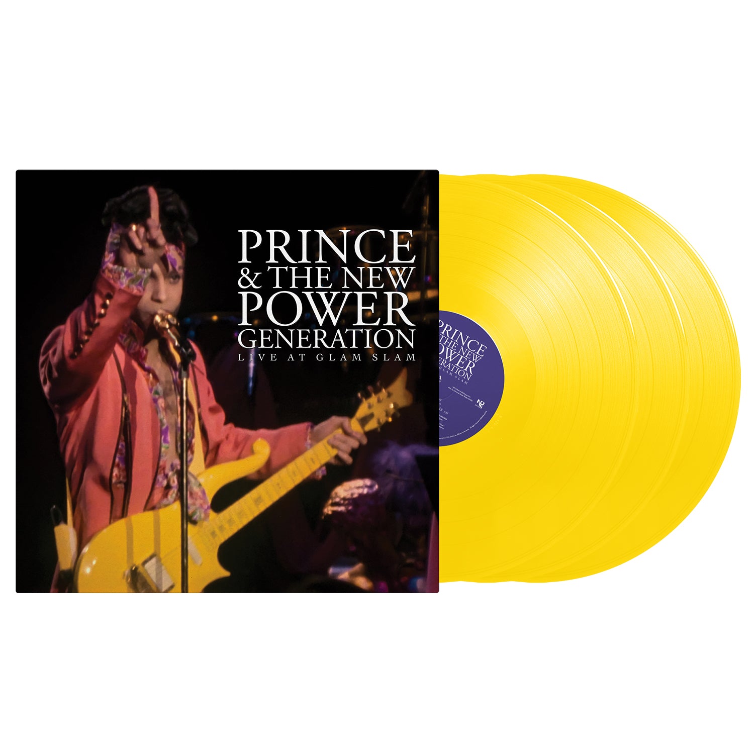 Prince Glam Slam live album 3LP in triple gatefold sleeve