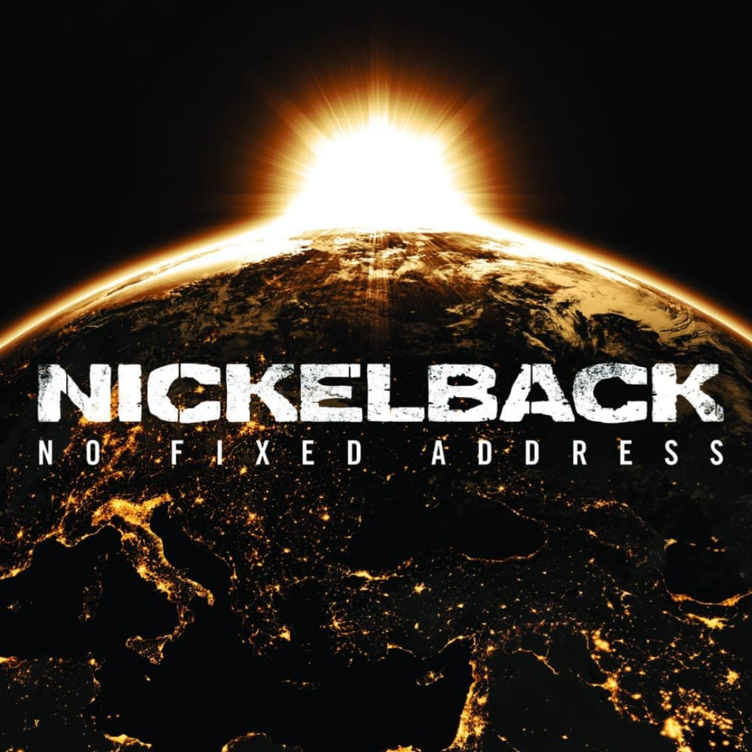 Front cover artwork for Nickelback's No Fixed Address album