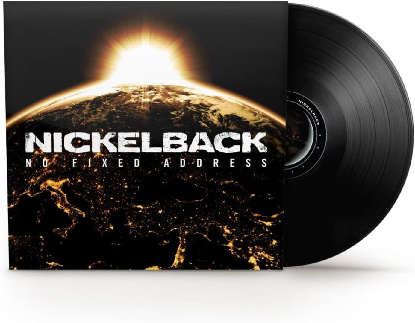 Nickelback 2014 album No Fixed Address with red and grey design