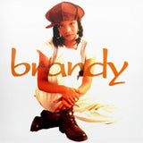 Brandy 1994 debut album cover with sepia-toned portrait