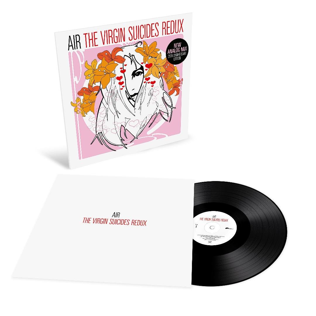 AIR soundtrack to The Virgin Suicides on remixed 1LP black vinyl