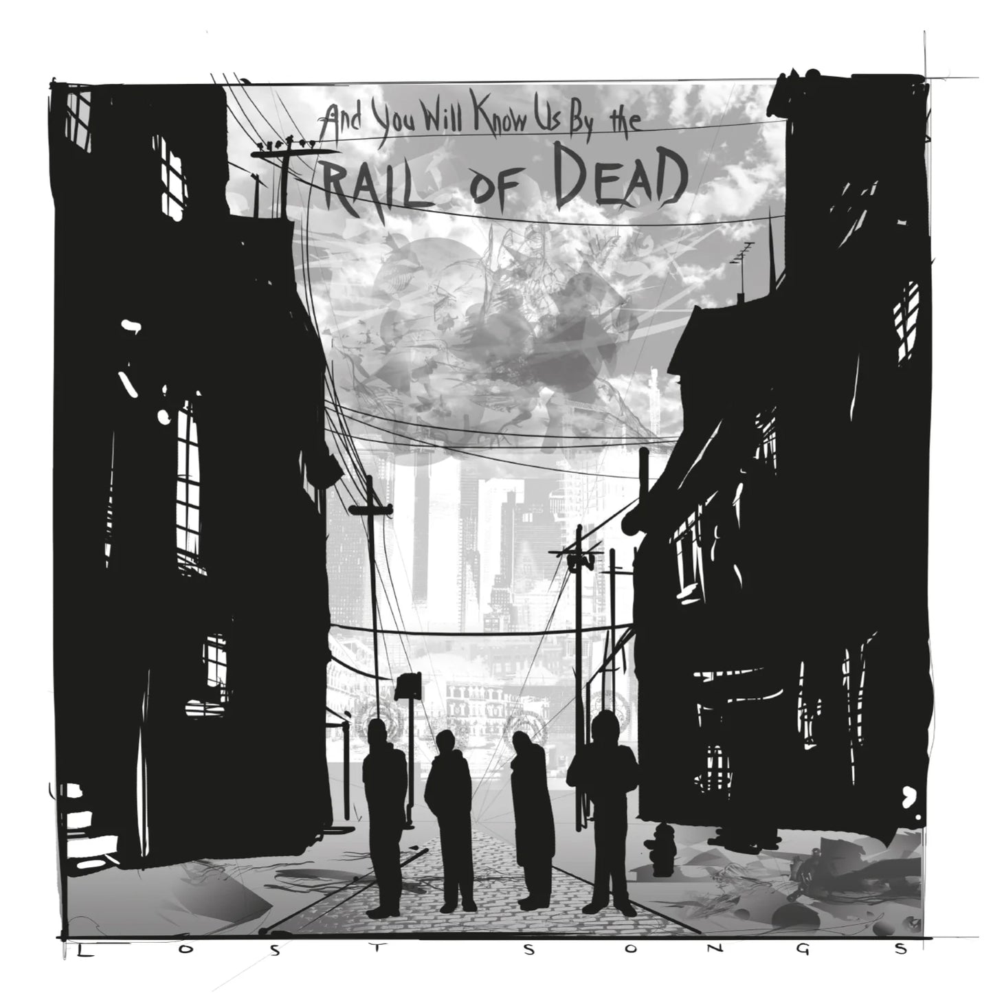 Lost Songs crystal clear vinyl by Trail Of Dead with 4-page booklet