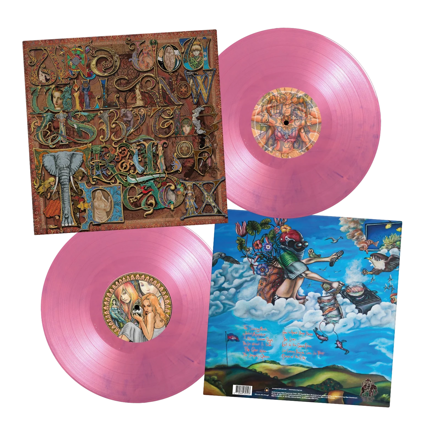 Limited edition Trail Of Dead IX LP with insert and pink marbled vinyl