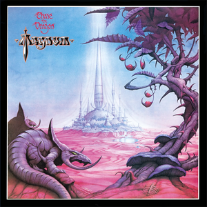 Magnum’s Chase the Dragon LP on turquoise coloured vinyl with fantasy cover art