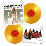 Warrant album Cherry Pie on yellow marbled vinyl in a collector’s edition