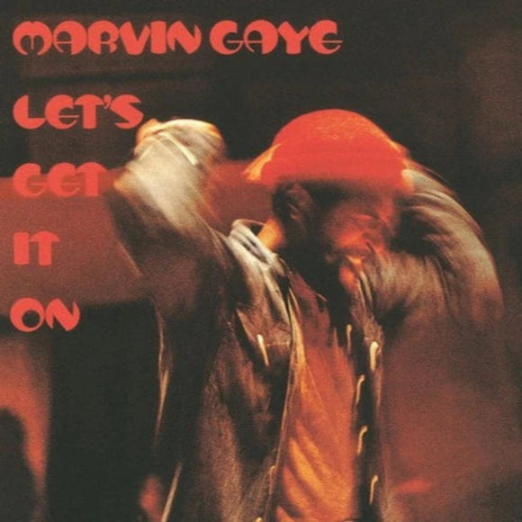 Limited edition red vinyl record of Marvin Gaye’s Let’s Get It On