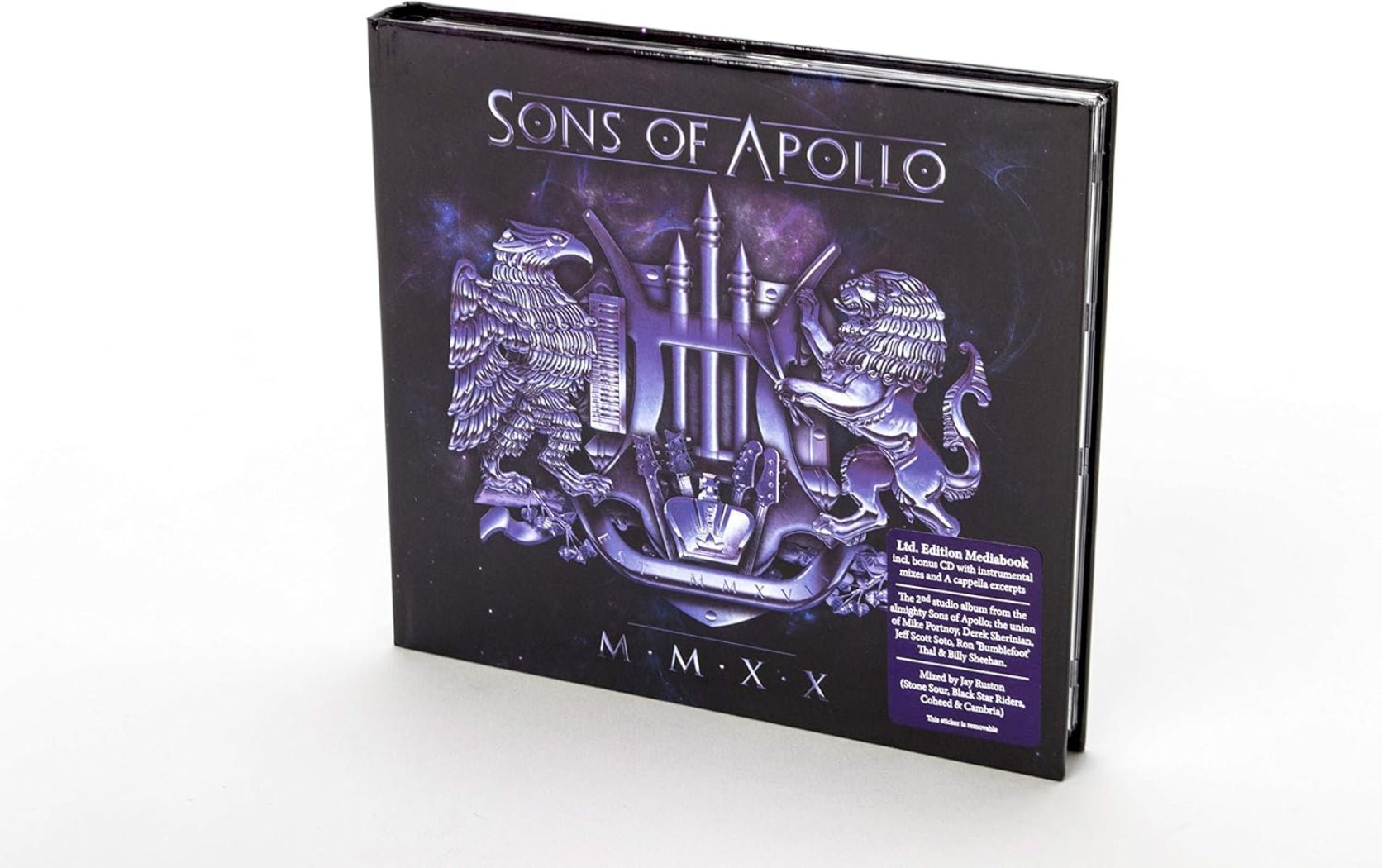 Sons of Apollo MMXX limited 2CD edition packaging with spine and insert visible.