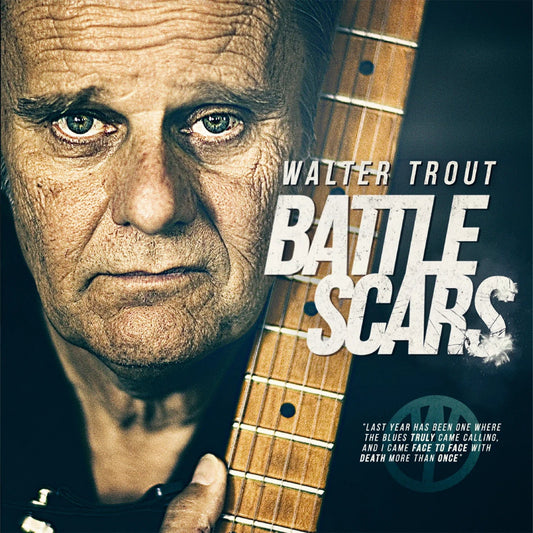 Battle Scars album reissue by Walter Trout on coloured vinyl