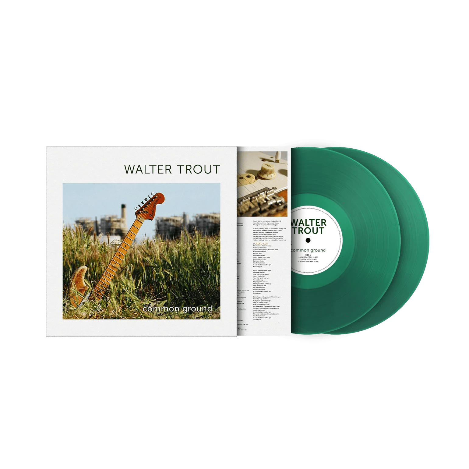Walter Trout 2010 album reissued on 2LP green vinyl