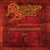 Steeleye Span Live at the Rainbow Theatre 1974 red vinyl gatefold cover, bold red design