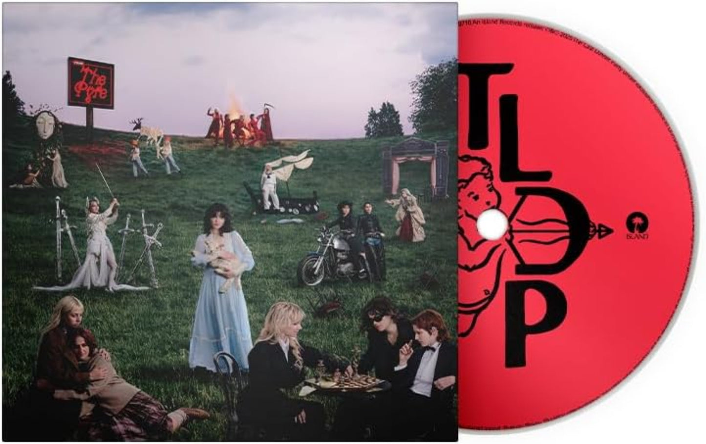 Surreal gothic-inspired artwork from The Pyre by The Last Dinner Party

