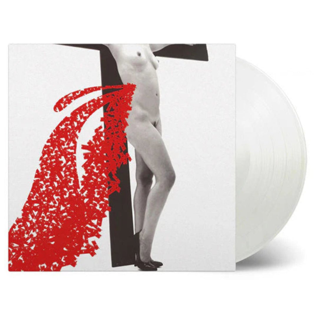 Coral Fang album by The Distillers reissued on 180g white vinyl with limited insert