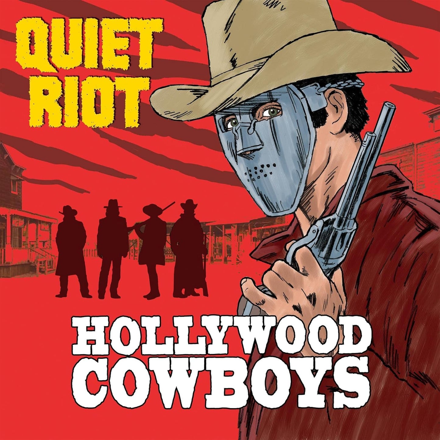 Quiet Riot album cover featuring James Durbin and the band’s logo.