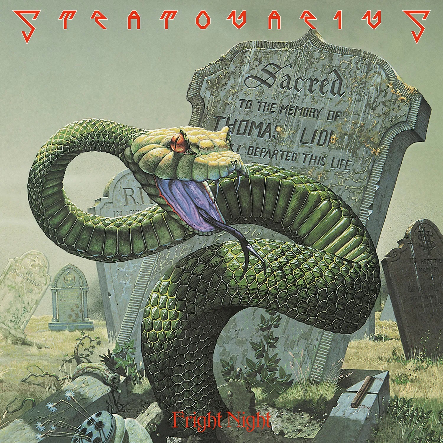 Stratovarius Fright Night debut album on translucent red vinyl – limited to 666