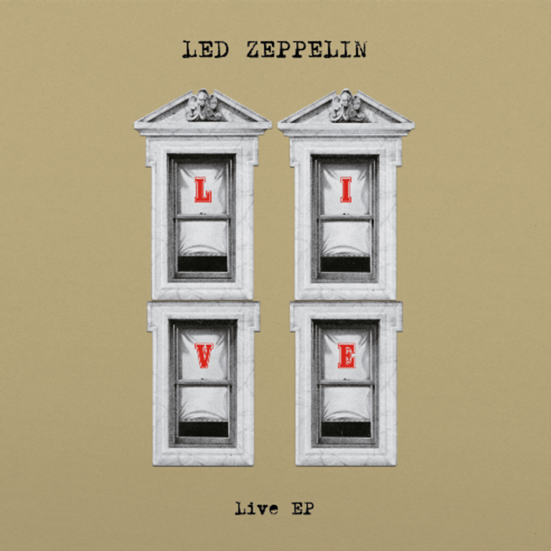 Led Zeppelin Live EP 180g 12-inch vinyl front cover artwork

