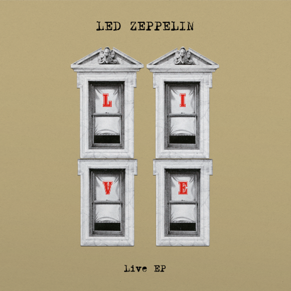 Led Zeppelin Live EP 180g 12-inch vinyl front cover artwork


