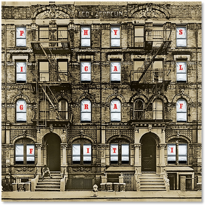 Led Zeppelin Physical Graffiti 50th Anniversary deluxe 3LP vinyl set cover

