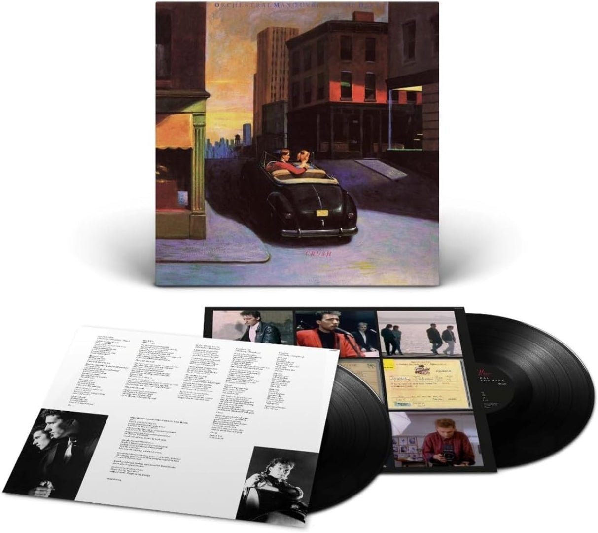 Crush 40th anniversary LP by OMD on black vinyl with demos b sides and rare tracks

