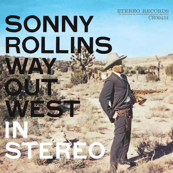 Way Out West by Sonny Rollins 1957 album cover, reissued on 180g vinyl by QRP

