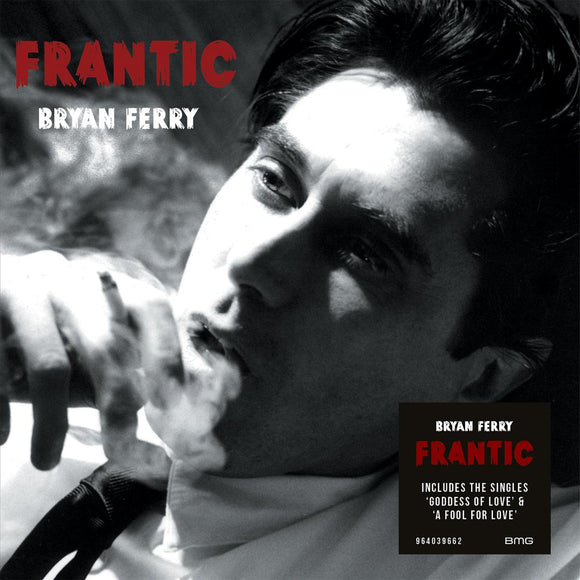 Bryan Ferry Frantic 2002 album cover with guests Brian Eno and Johnny Marr

