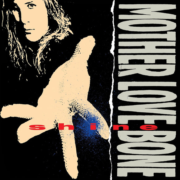 Cover art for Mother Love Bone’s remastered Shine EP in grunge style

