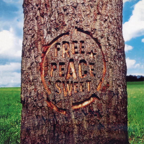 Dodgy Free Peace Sweet 1996 album cover with sun-drenched Britpop artwork and band logo