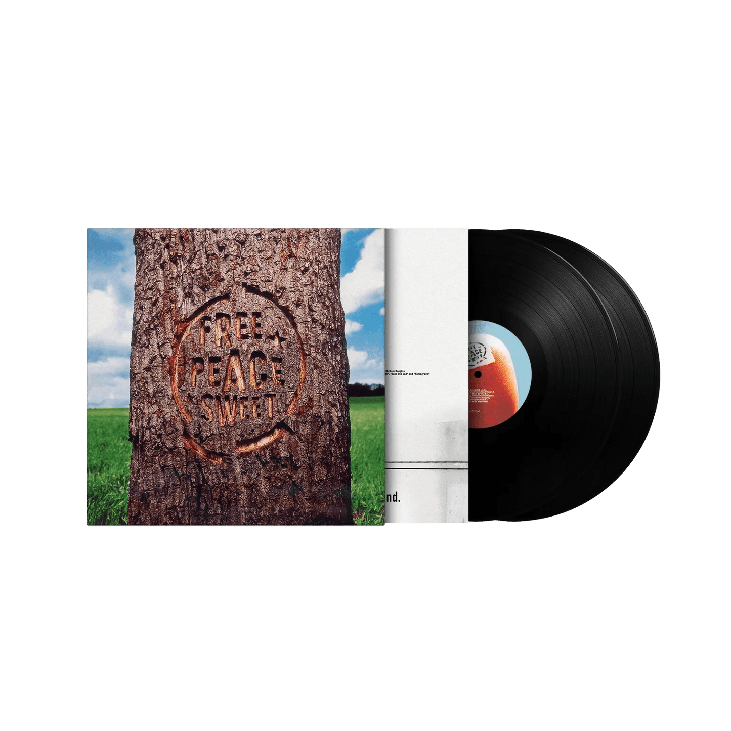 Free Peace Sweet includes a 4-page booklet with lyrics, photos, and band insights