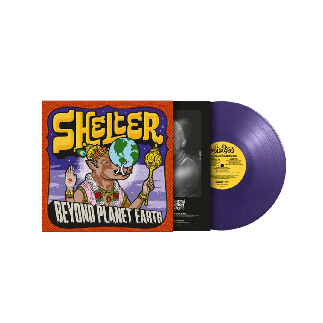 Beyond Planet Earth by Shelter 1997 album on purple vinyl limited LP