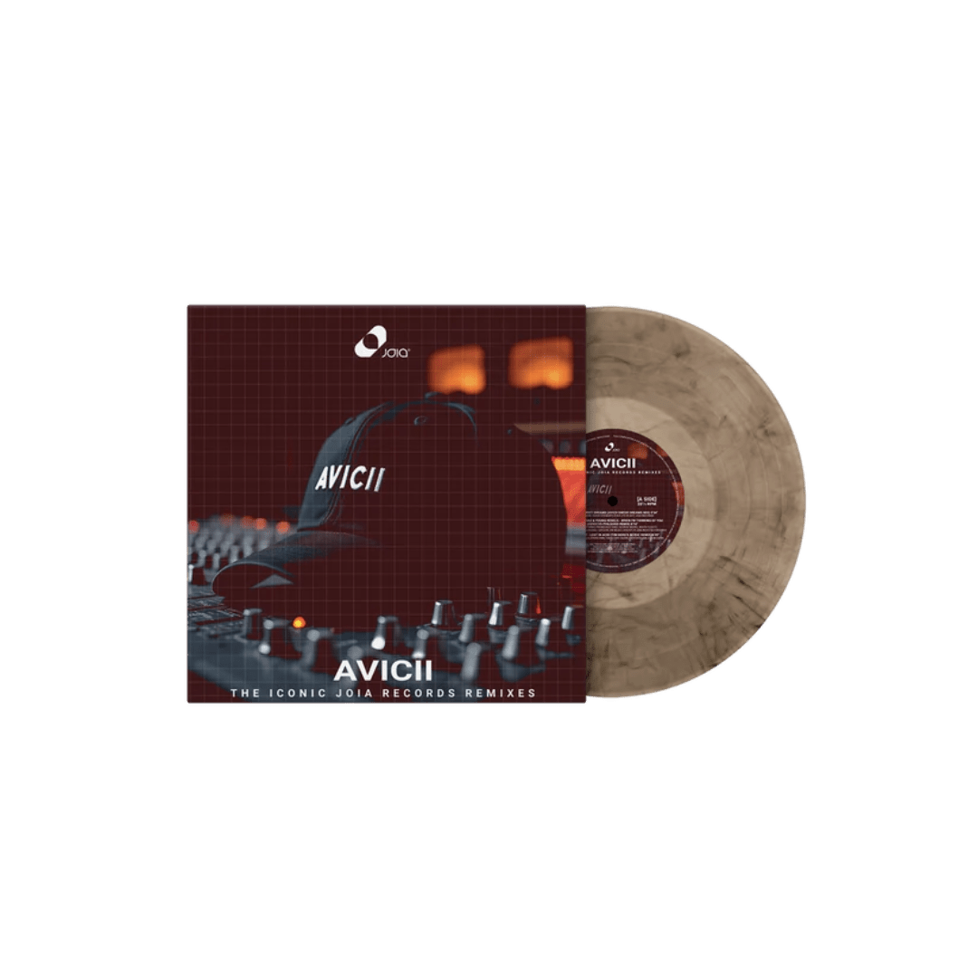 Smoke coloured vinyl pressing of Avicii’s Joia Records Remixes, limited to 1500 copies.