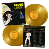 Yellow marbled vinyl 4LP set of Elvis Presley Aloha From Hawaii Via Satellite live