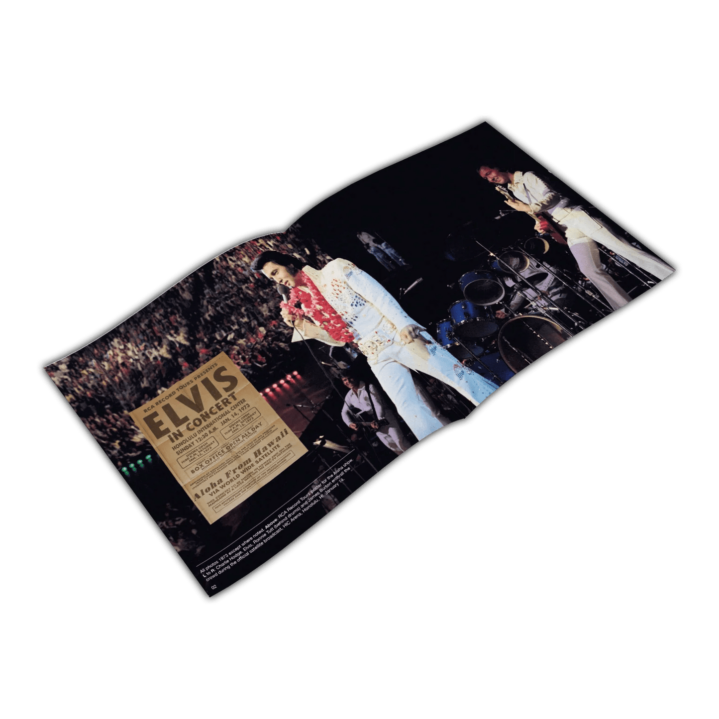 Deluxe 4LP collection Elvis Presley featuring 1973 Hawaii concert and unreleased tracks