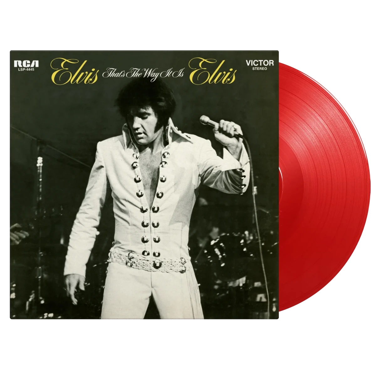 Limited edition red vinyl of Elvis Presley’s 1968 comeback album That’s The Way It Is