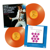 Collectible Elvis Presley From Elvis Presley Boulevard Memphis Tennessee orange LP