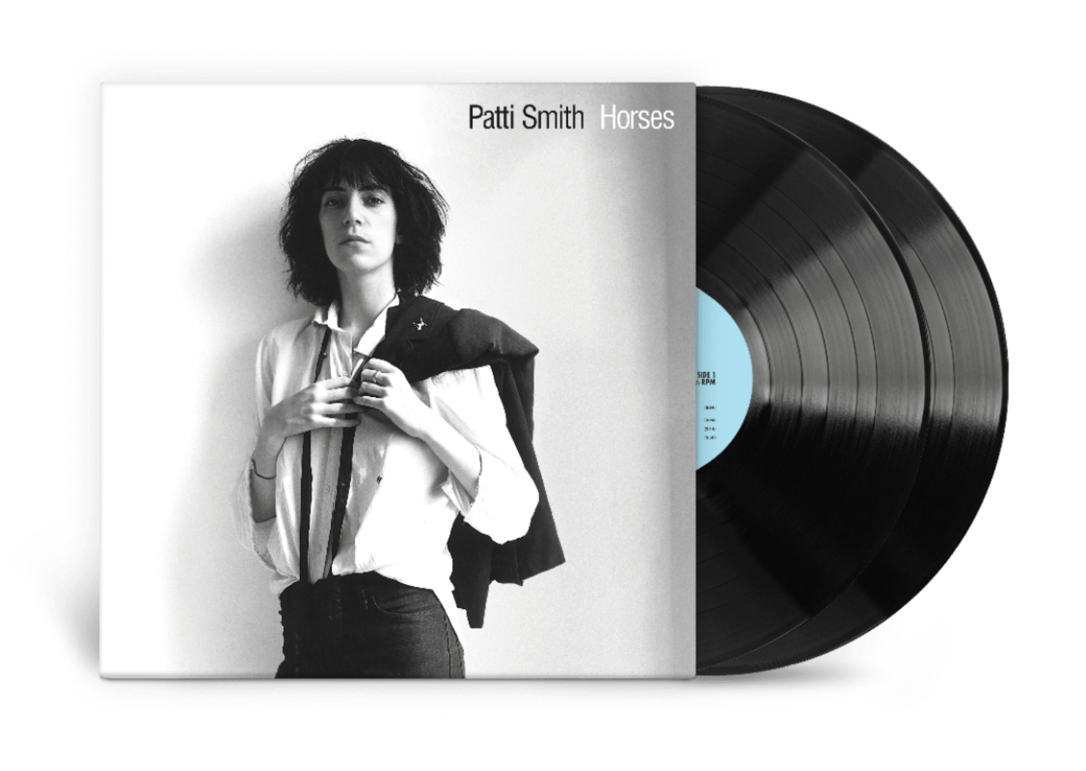 Patti Smith Horses 50th Anniversary vinyl gatefold artwork display