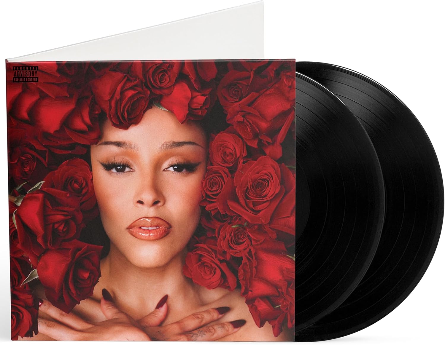 Doja Cat Vie album artwork featuring vibrant retro themes
