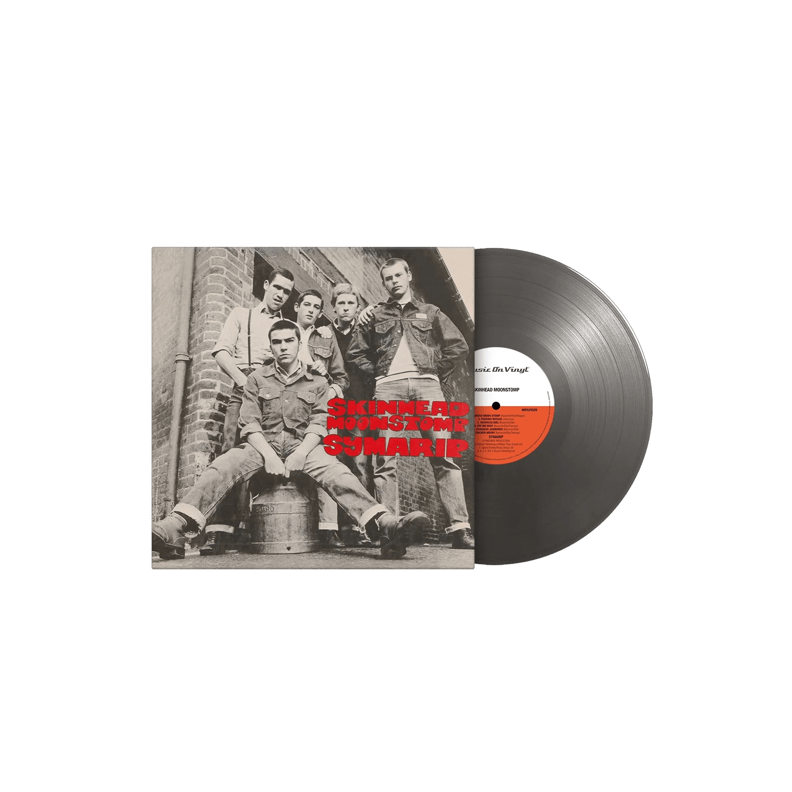 Limited edition silver vinyl of Symarip’s Skinhead Moonstomp ska record