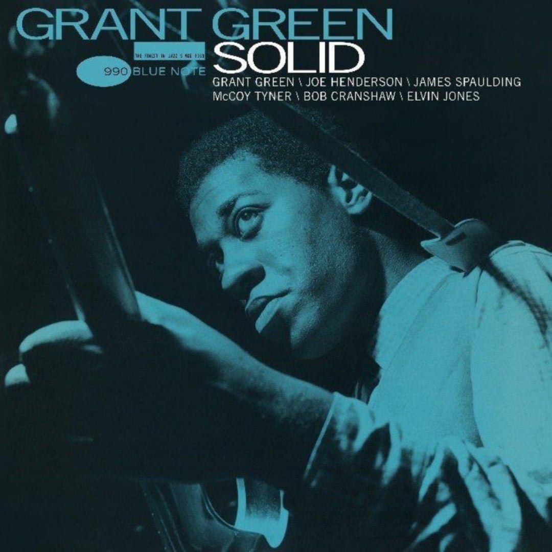 Grant Green Solid Blue Note Classic Vinyl Edition album cover artwork.